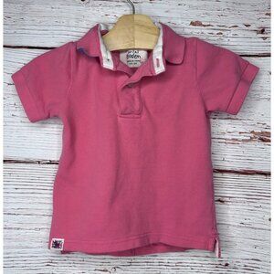 Mini Boden Pink Polo Shirt 1.5-2 years